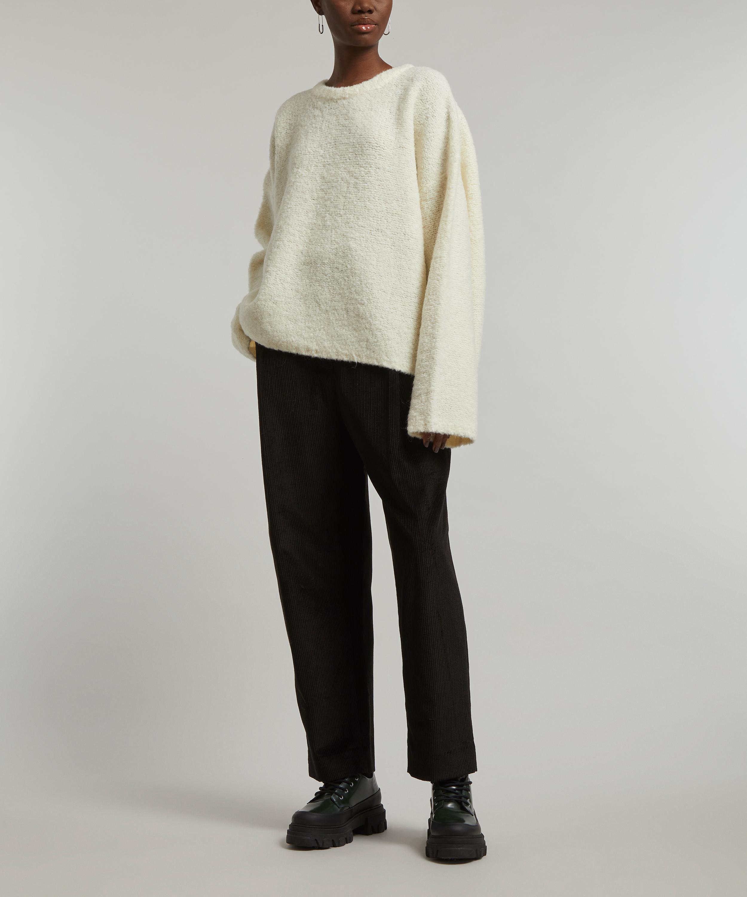 Bouclé-knit sweater