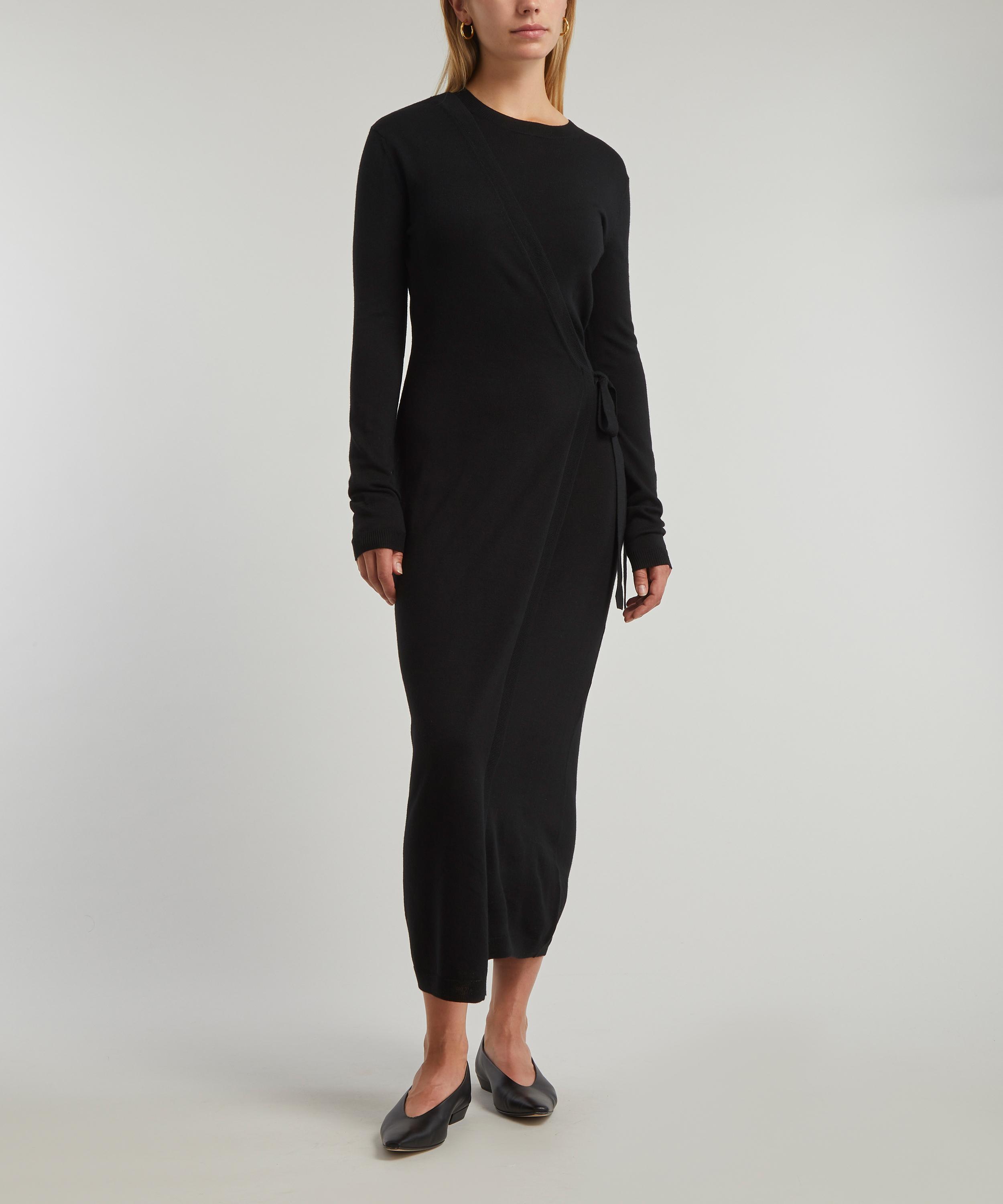 Merino wool hot sale wrap dress