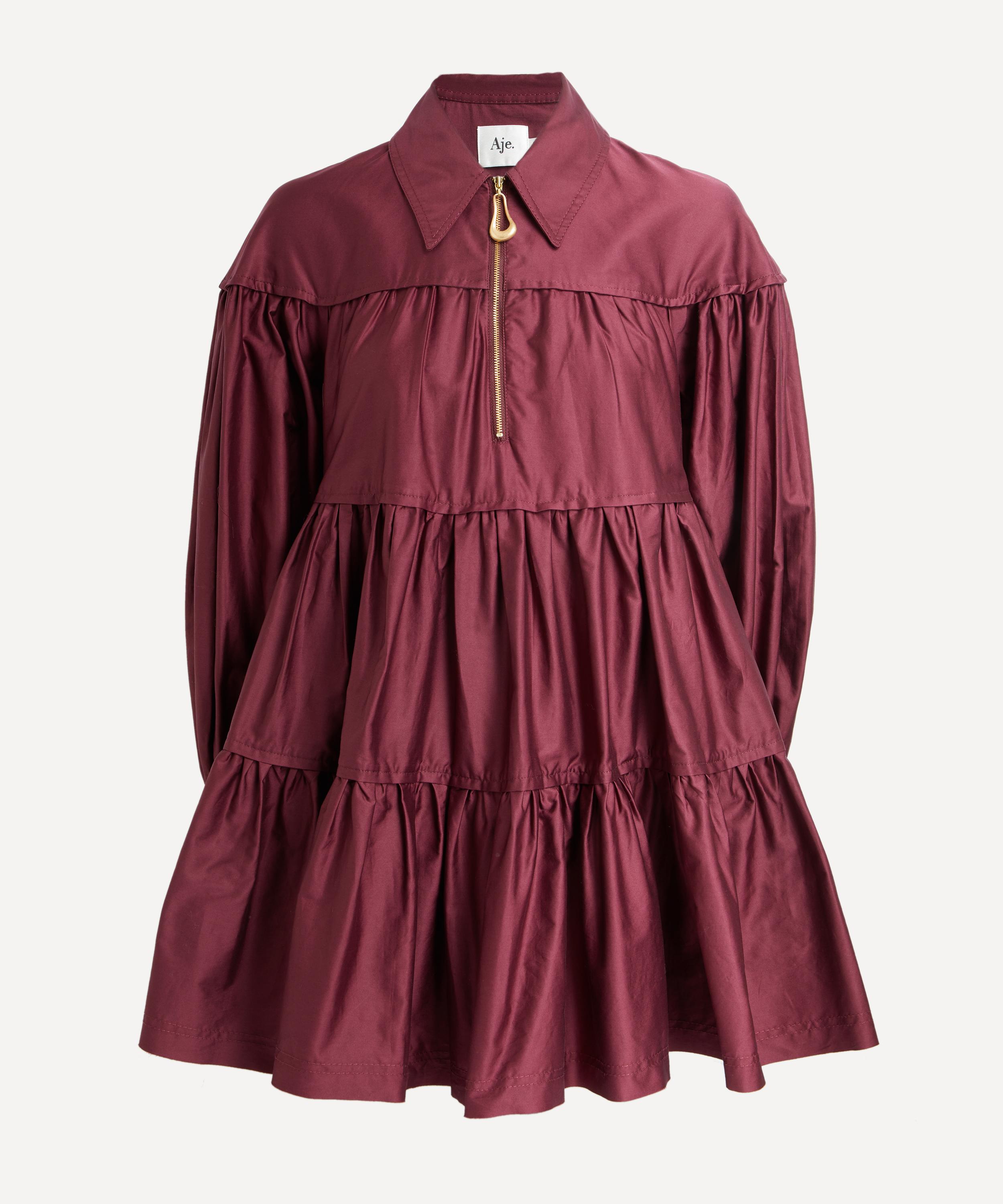 Aje - Francis Zip Smock Mini-Dress image number 0