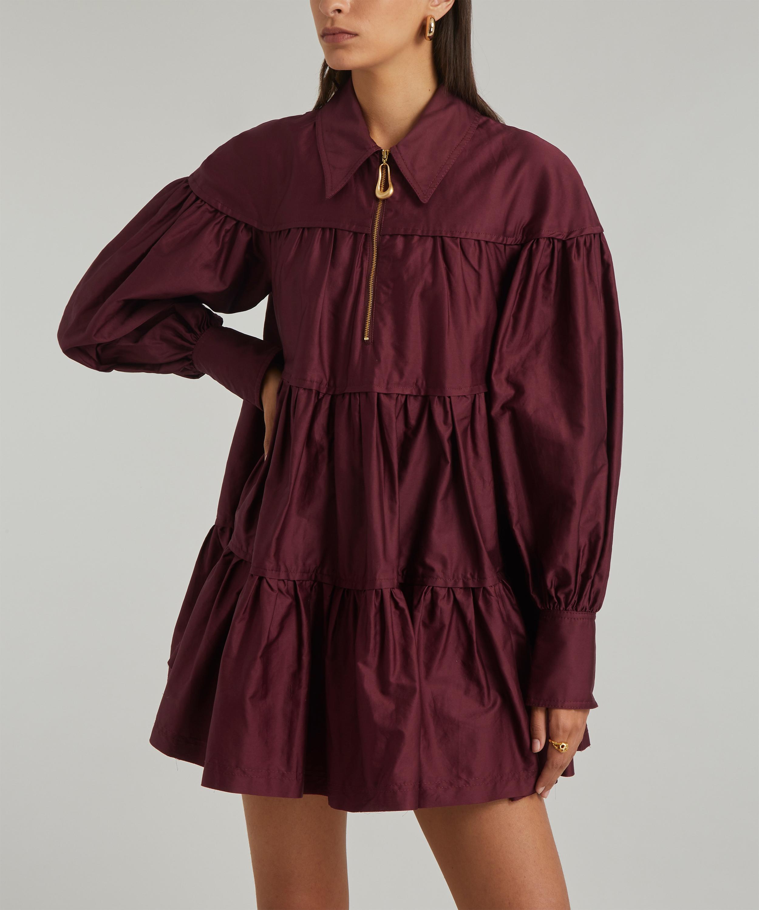 Aje - Francis Zip Smock Mini-Dress image number 2