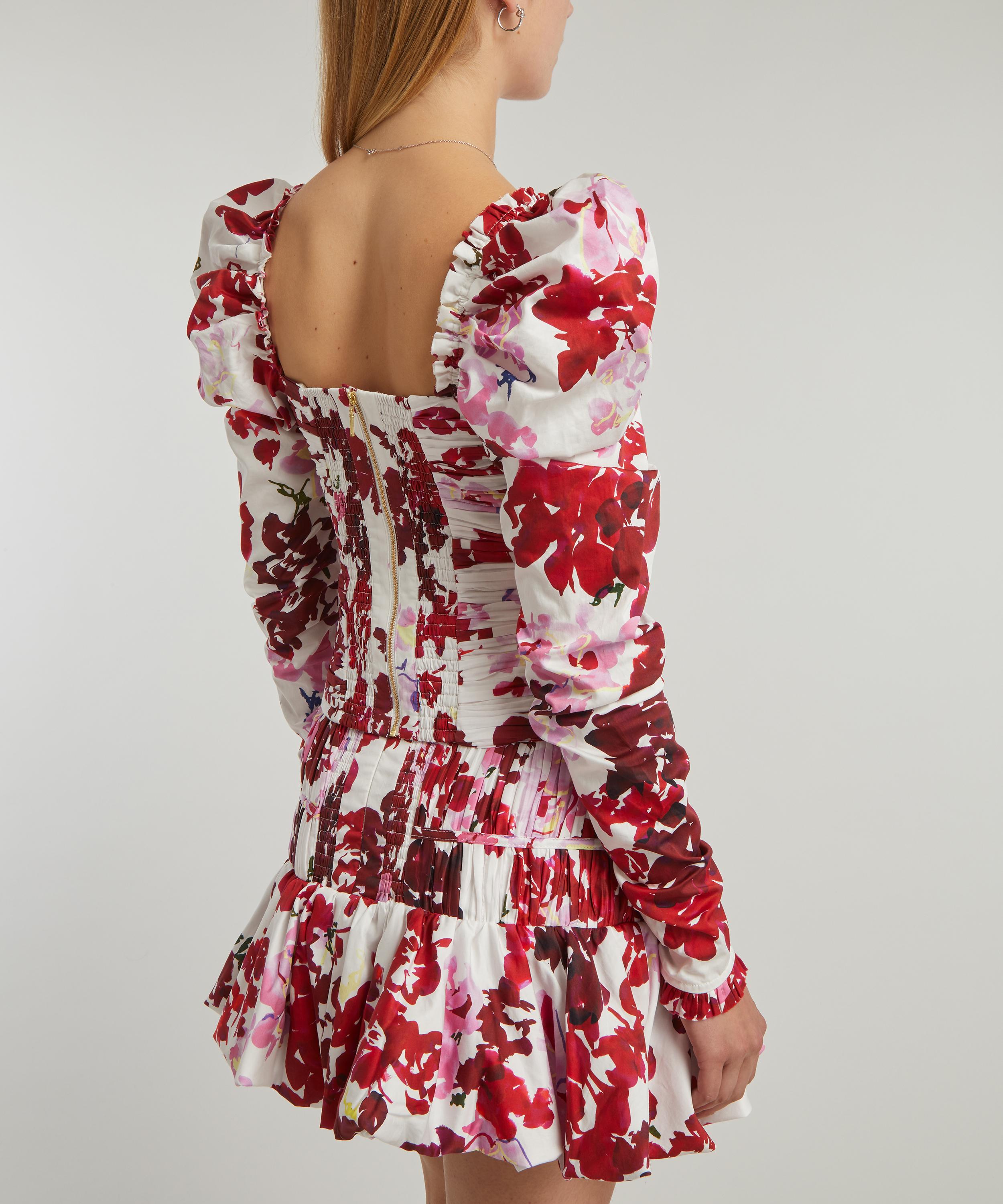 Aje - Marlene Roses Ruched Top image number 3