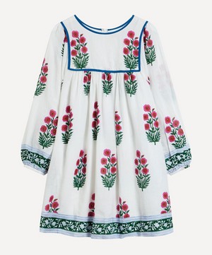 SZ Blockprints - Darjeeling Linen Mini-Dress image number 0