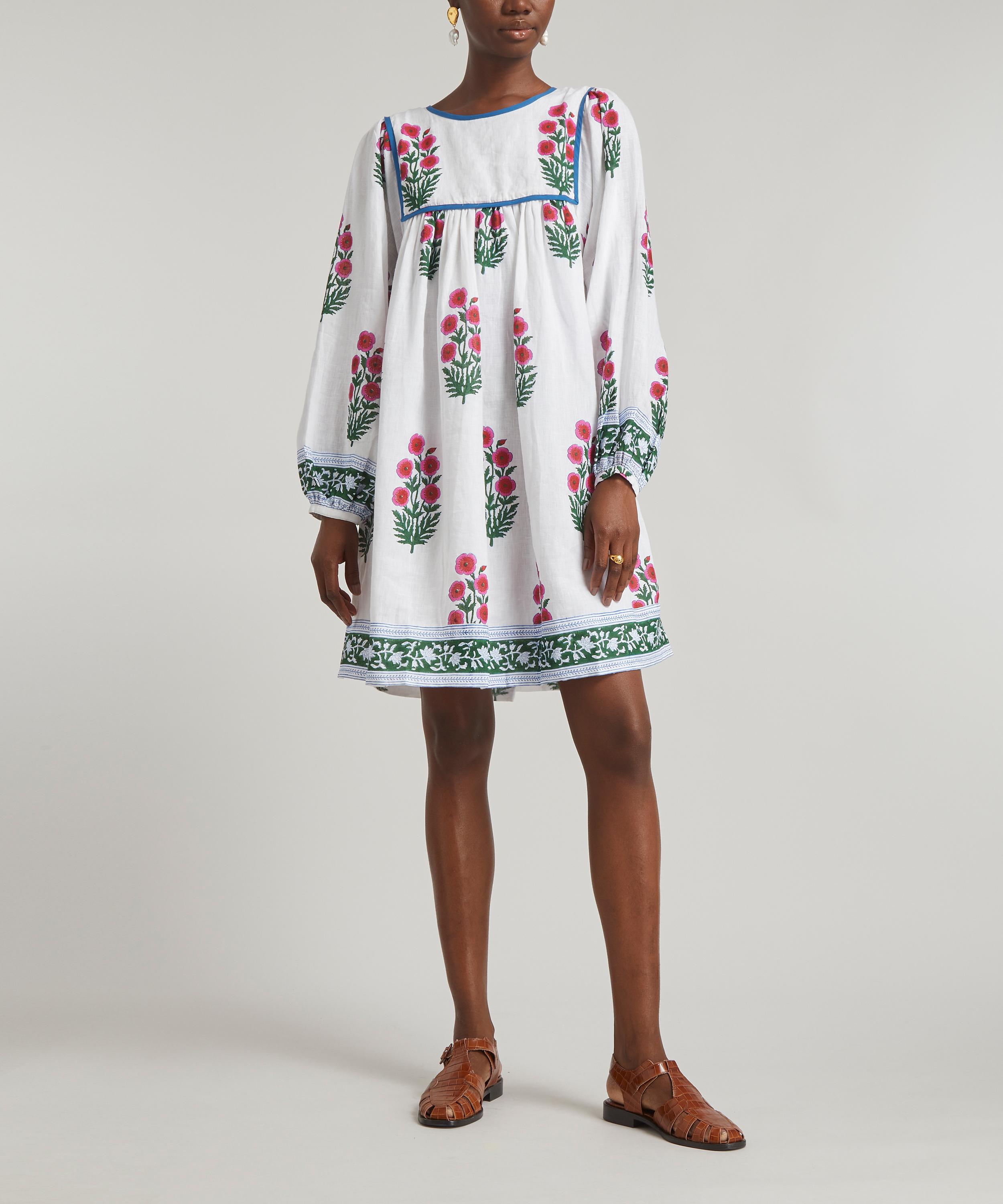 sz blockprints Darjeeling mini dress | trimfreeze.com