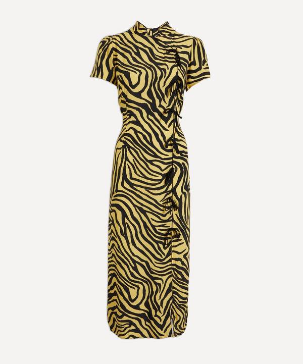 KITRI - Leia Zebra-Print Midi-Dress image number 0