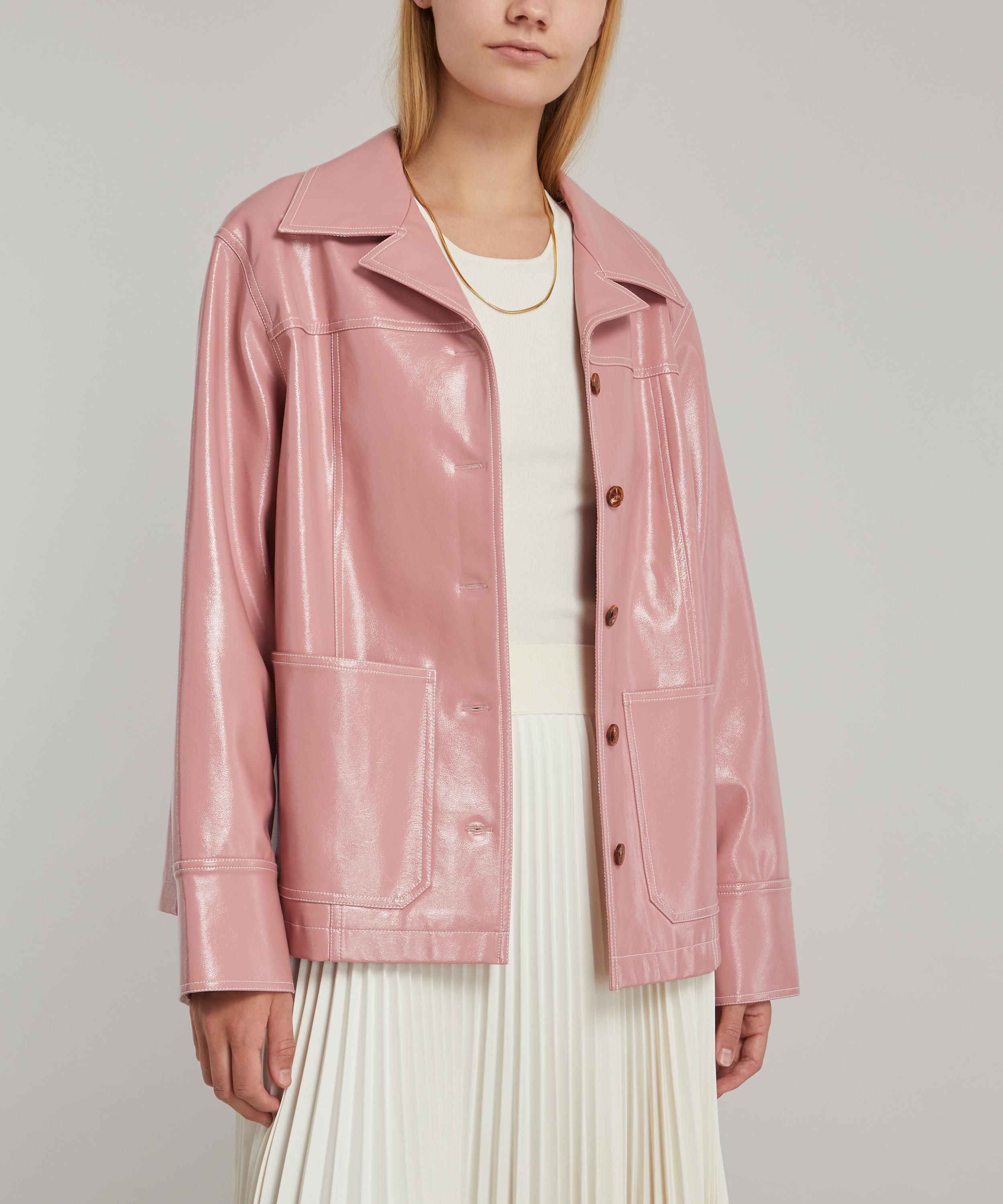 Vinyl clearance pink jacket