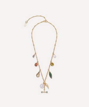 Gold-Plated Edie Charm Necklace