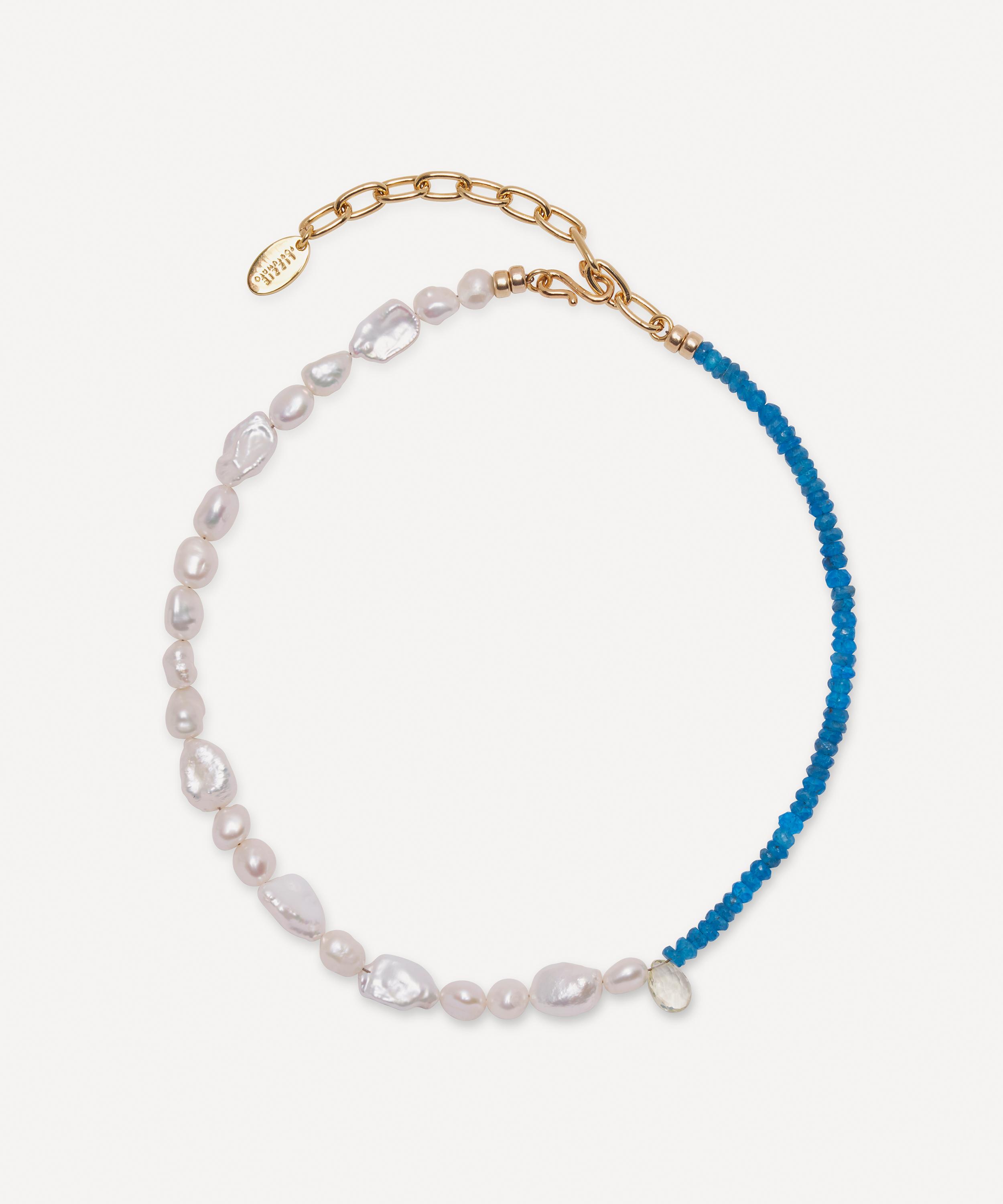 Lizzie Fortunato - Gold-Plated Luss Bead and Pearl Necklace image number 0