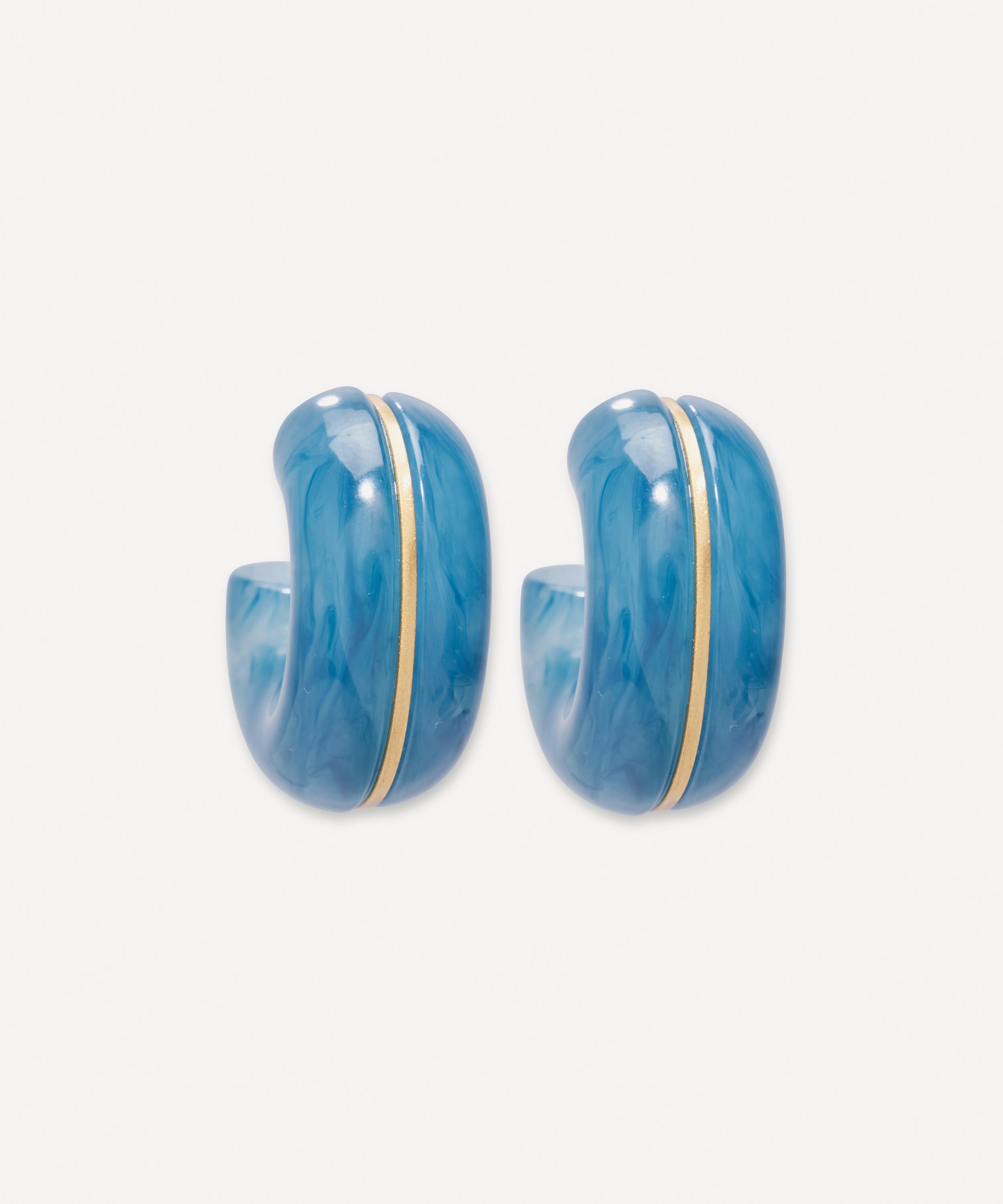 Lizzie Fortunato - Gold-Plated Halo Hoop Earrings image number 0