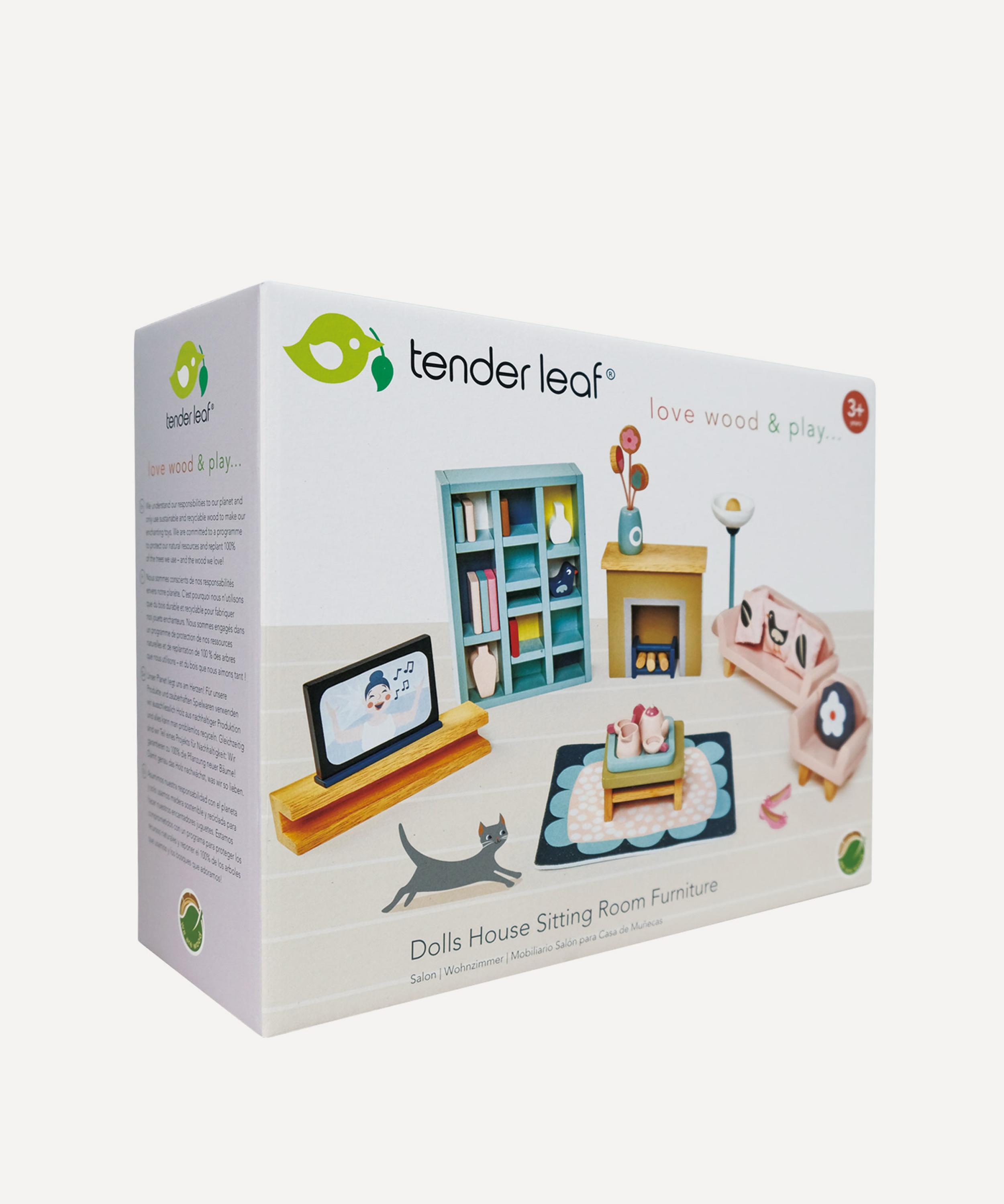 Tender Leaf Toys - Dolls House Sitting Room Furniture Set image number 1