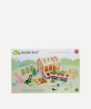Tender Leaf Toys - Dolls House Greenhouse and Garden Set image number 4