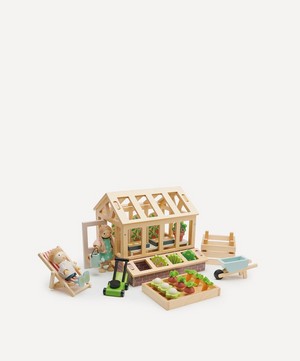 Tender Leaf Toys - Dolls House Greenhouse and Garden Set image number 3