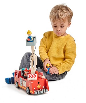Tender Leaf Toys - Fire Engine Toy image number 1