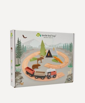 Tender Leaf Toys - Treetops Train Set image number 3