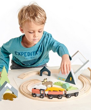 Tender Leaf Toys - Treetops Train Set image number 1