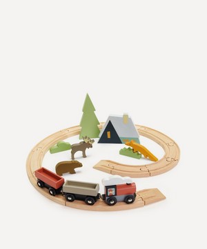 Tender Leaf Toys - Treetops Train Set image number 0