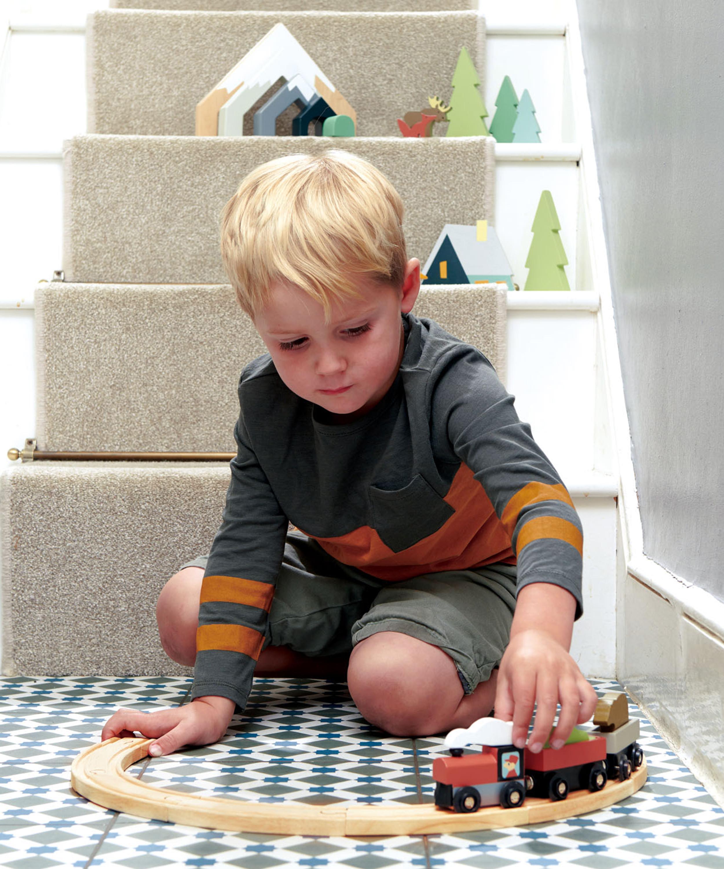 Tender Leaf Toys - Treetops Train Set image number 2