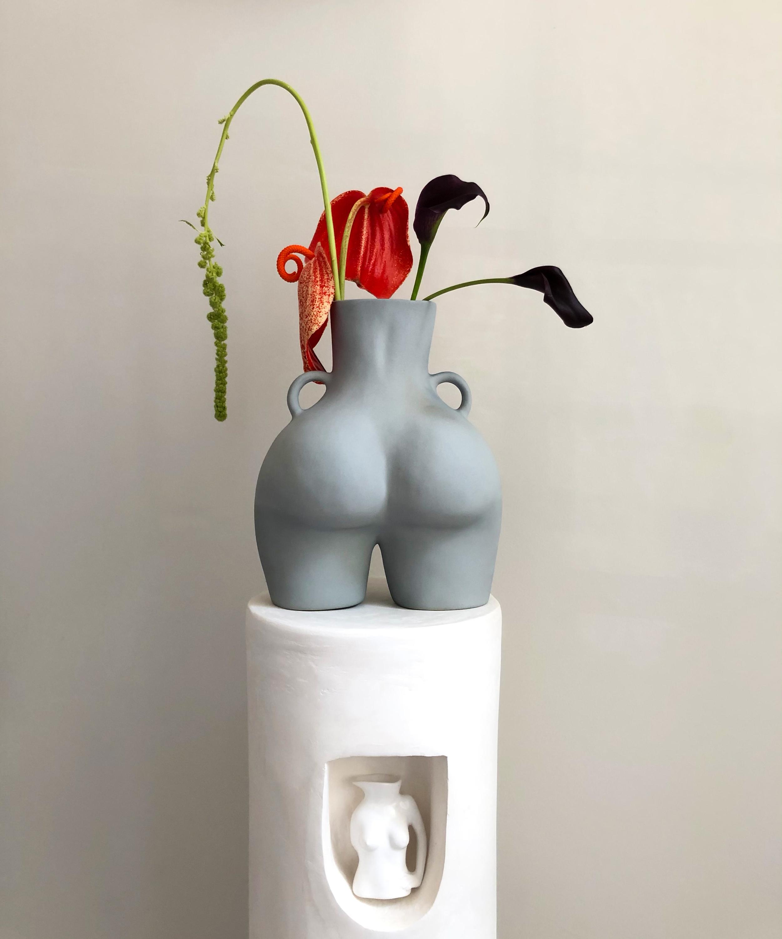 Love Handles ceramic vase