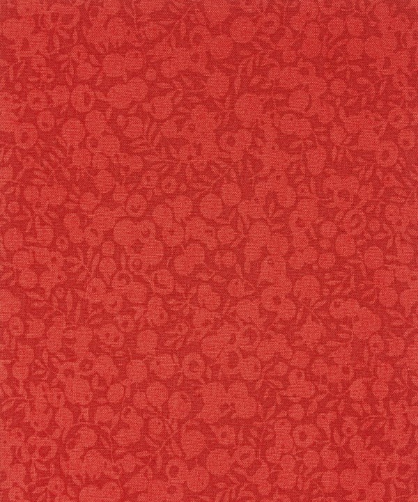 Liberty Fabrics - Watermelon Red Wiltshire Shadow Lasenby Quilting Cotton image number null