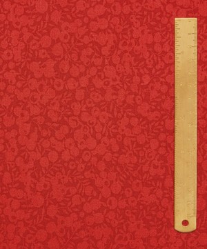 Liberty Fabrics - Watermelon Red Wiltshire Shadow Lasenby Quilting Cotton image number 4