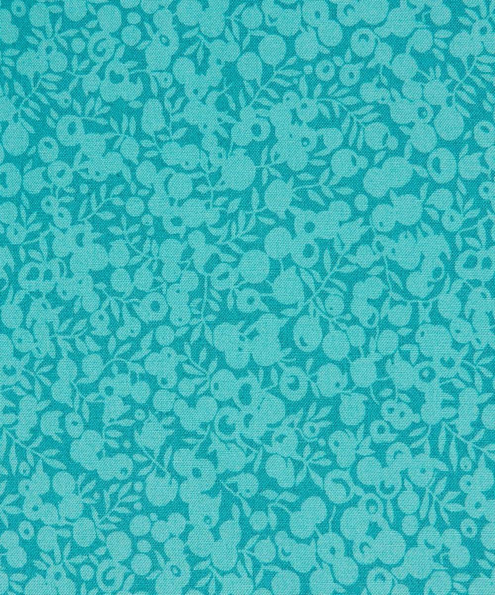 Liberty Fabrics - Turquoise Wiltshire Shadow Lasenby Quilting Cotton