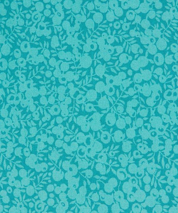 Liberty Fabrics - Turquoise Wiltshire Shadow Lasenby Cotton