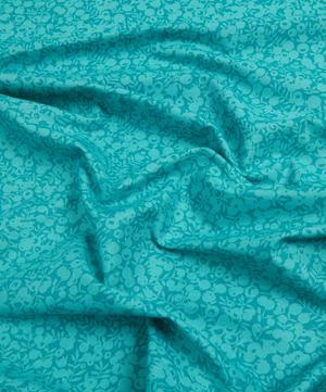 Liberty Fabrics - Turquoise Wiltshire Shadow Lasenby Quilting Cotton image number 3