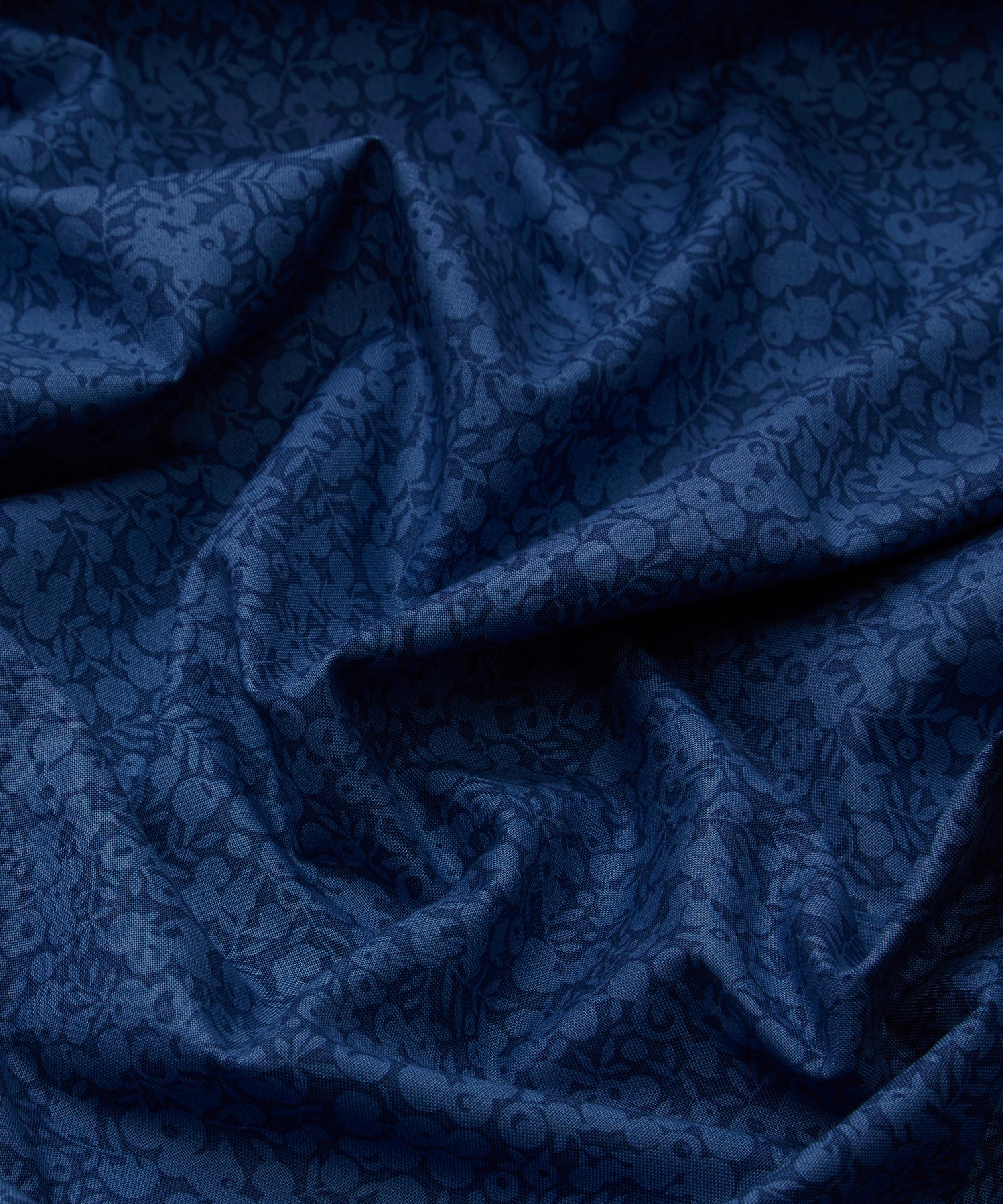 Liberty Fabrics - Royal Blue Wiltshire Shadow Lasenby Quilting Cotton image number 3