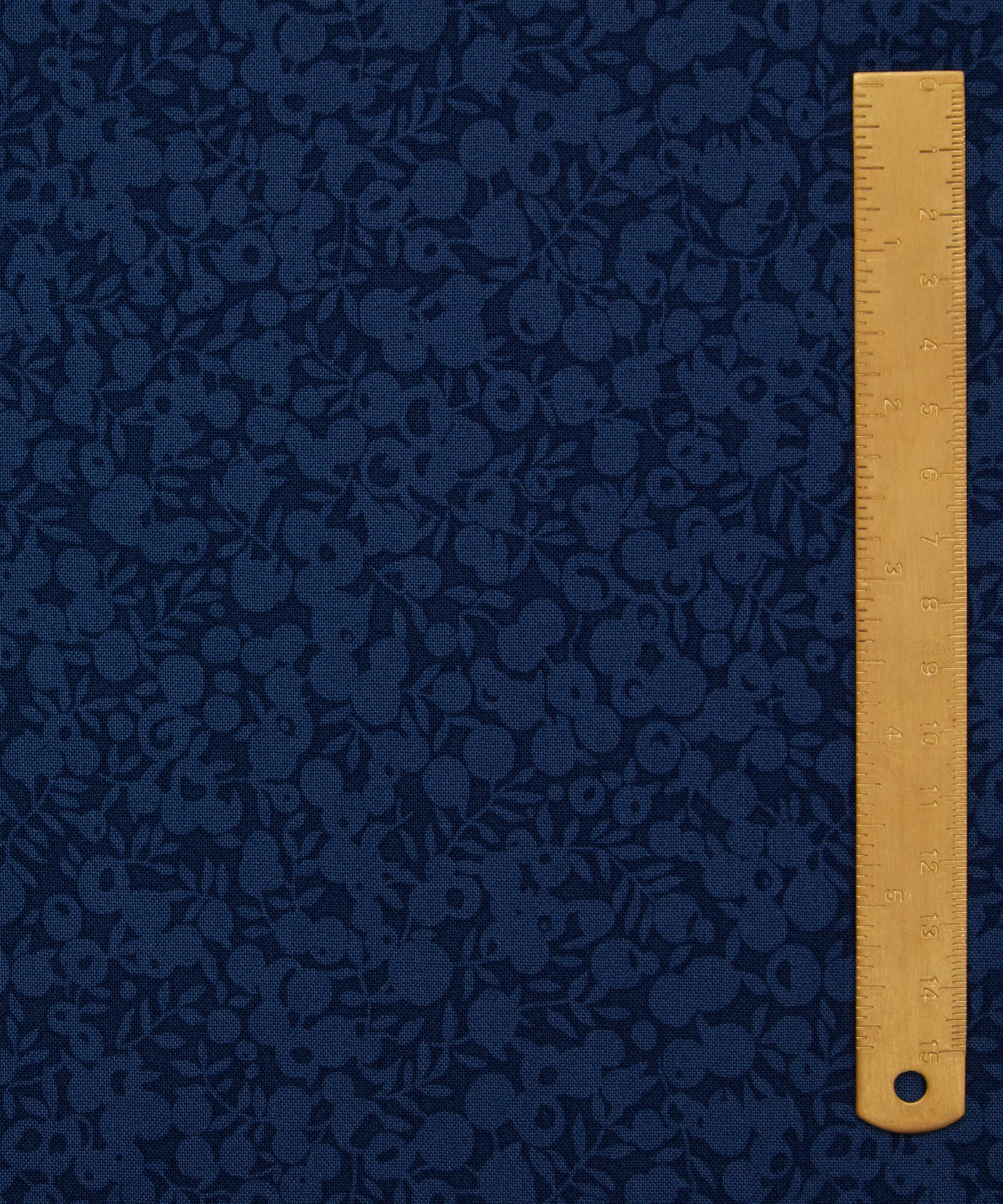 Liberty Fabrics - Royal Blue Wiltshire Shadow Lasenby Quilting Cotton image number 4