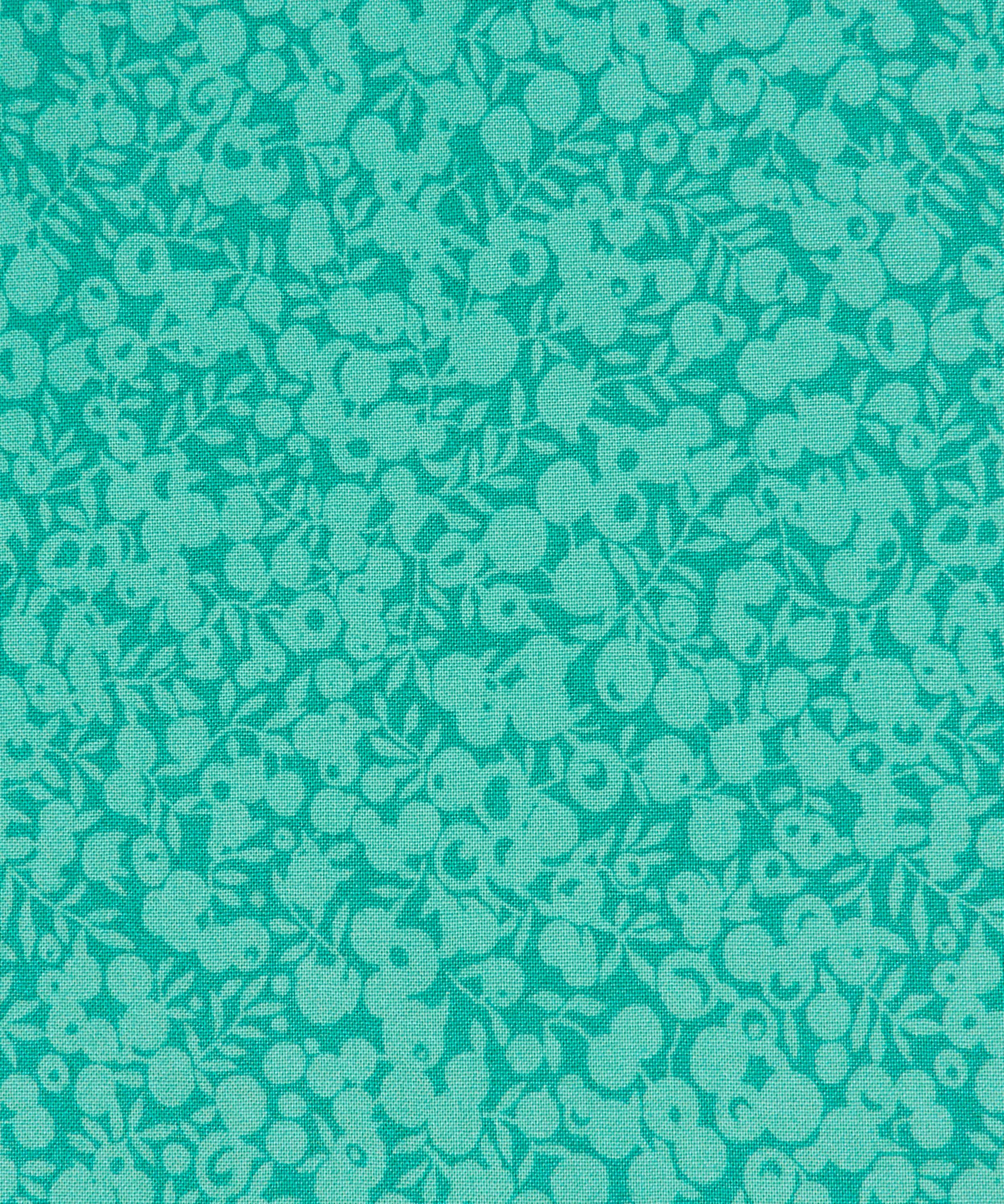 Liberty Fabrics - Aquamarine Wiltshire Shadow Lasenby Quilting Cotton image number 0