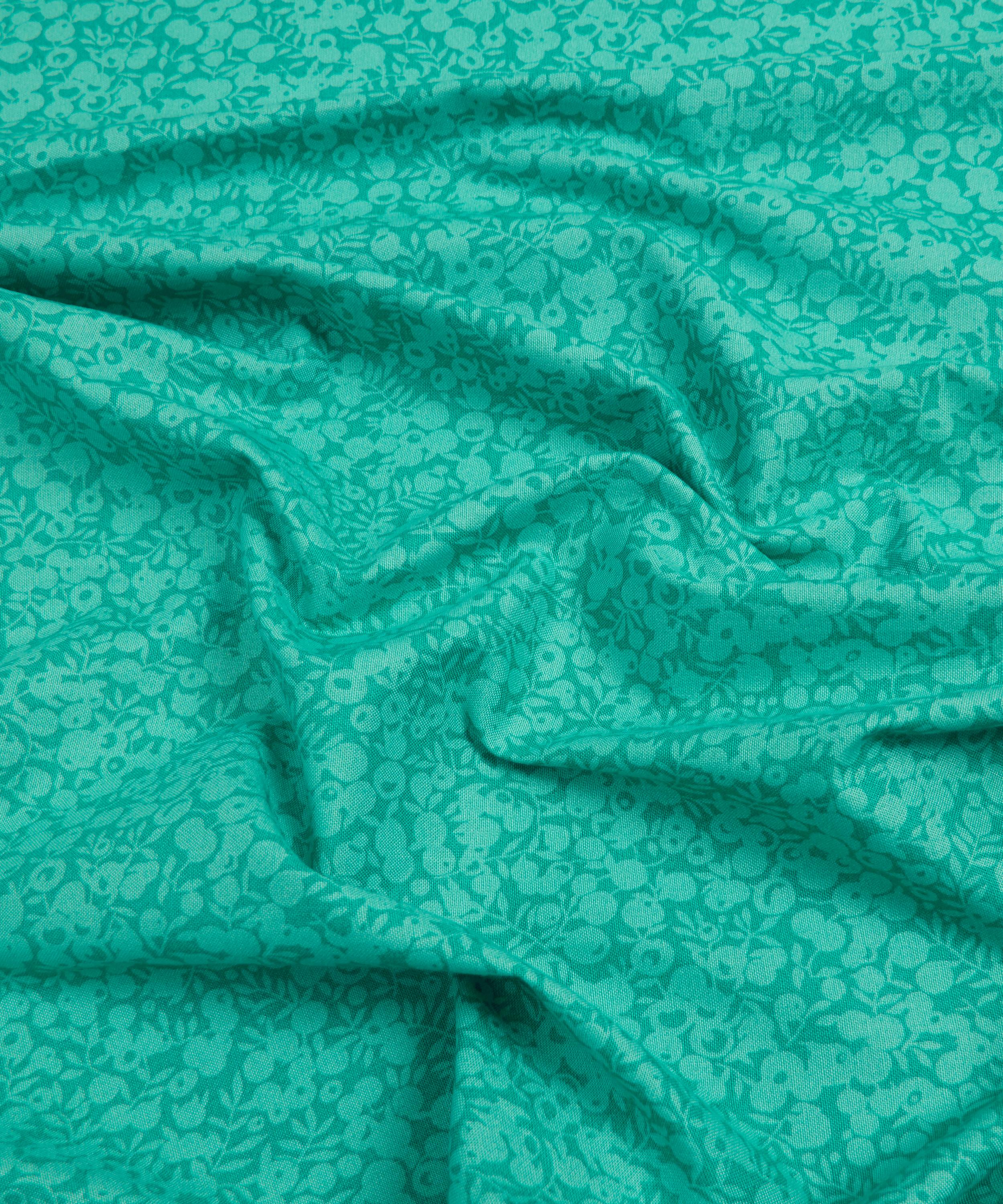 Liberty Fabrics - Aquamarine Wiltshire Shadow Lasenby Quilting Cotton image number 3