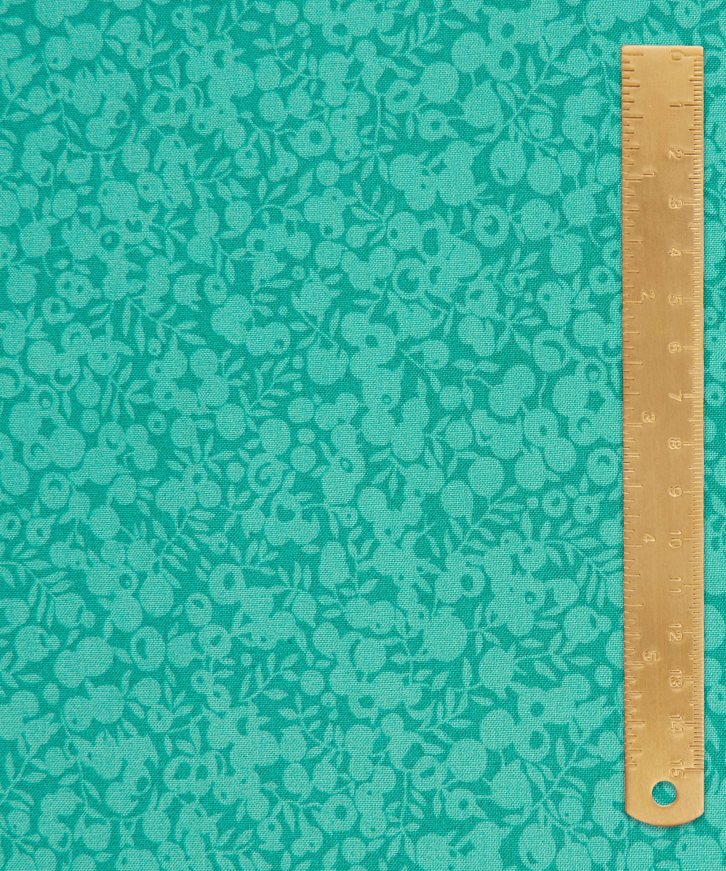 Liberty Fabrics - Aquamarine Wiltshire Shadow Lasenby Quilting Cotton image number 4