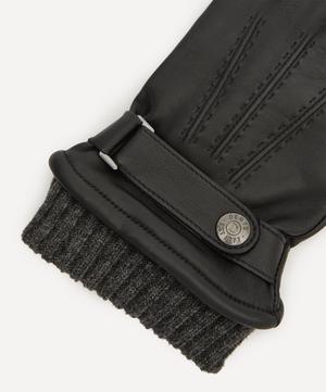 Dents - Henley Touchscreen Leather Knitted Cuff Gloves image number 2