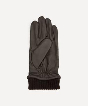Dents - Henley Touchscreen Leather Knitted Cuff Gloves image number 1