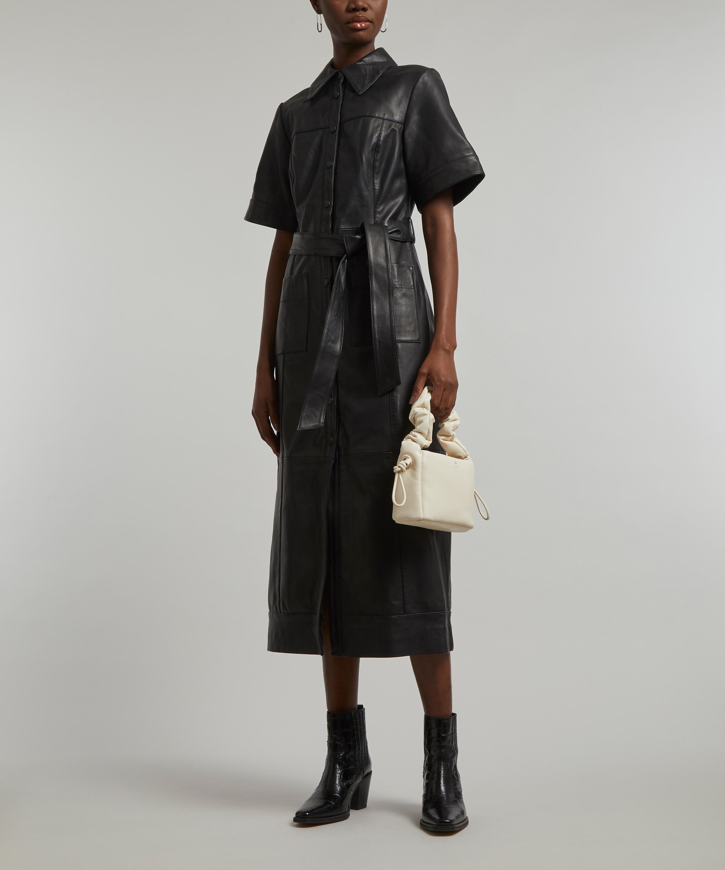 Aligne - Gitty Leather Shirt Dress image number 1