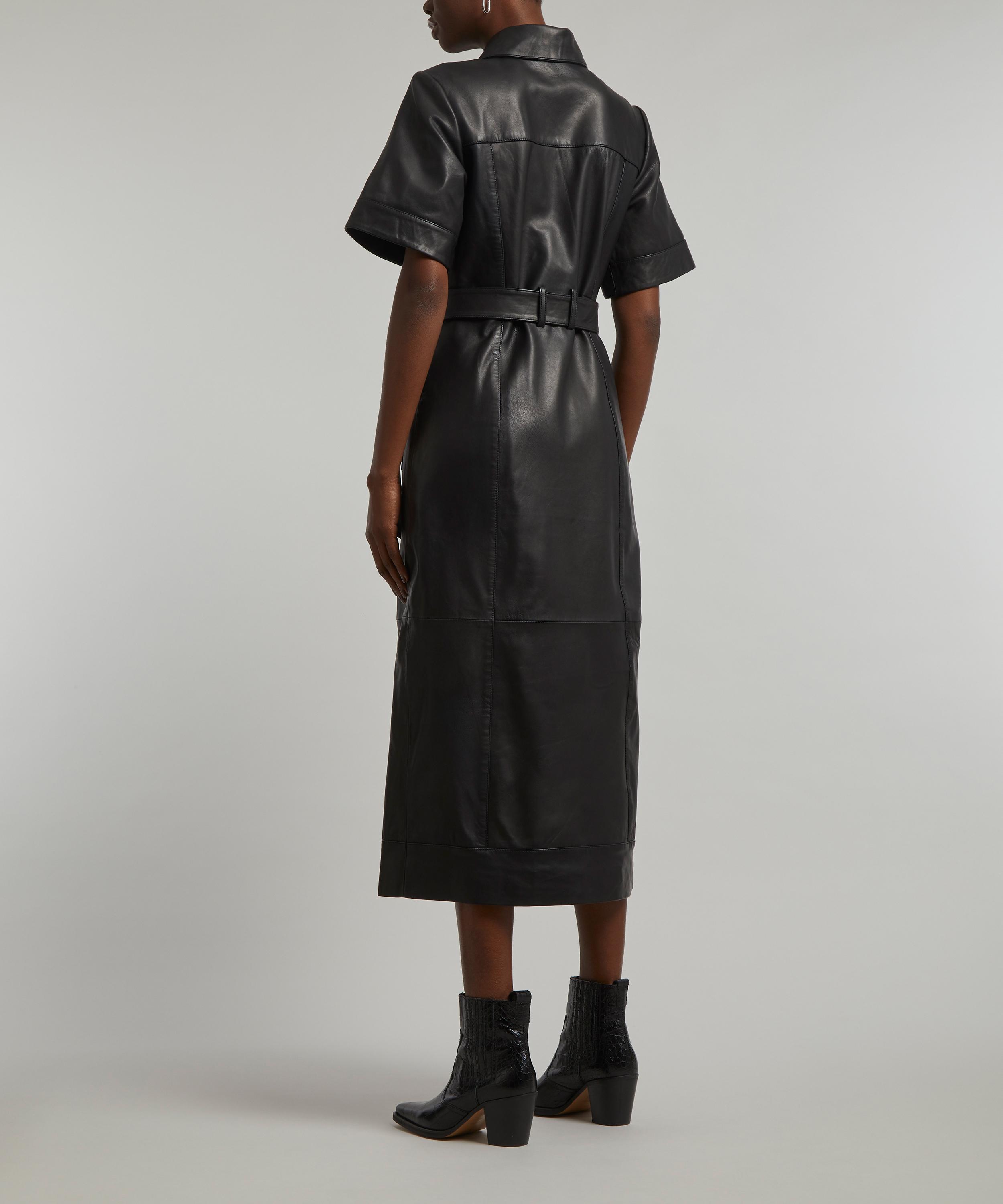 Aligne - Gitty Leather Shirt Dress image number 3