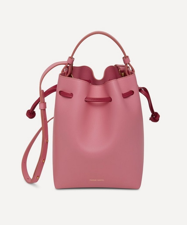 Mansur Gavriel Mini Mini Bucket Bag in Pink