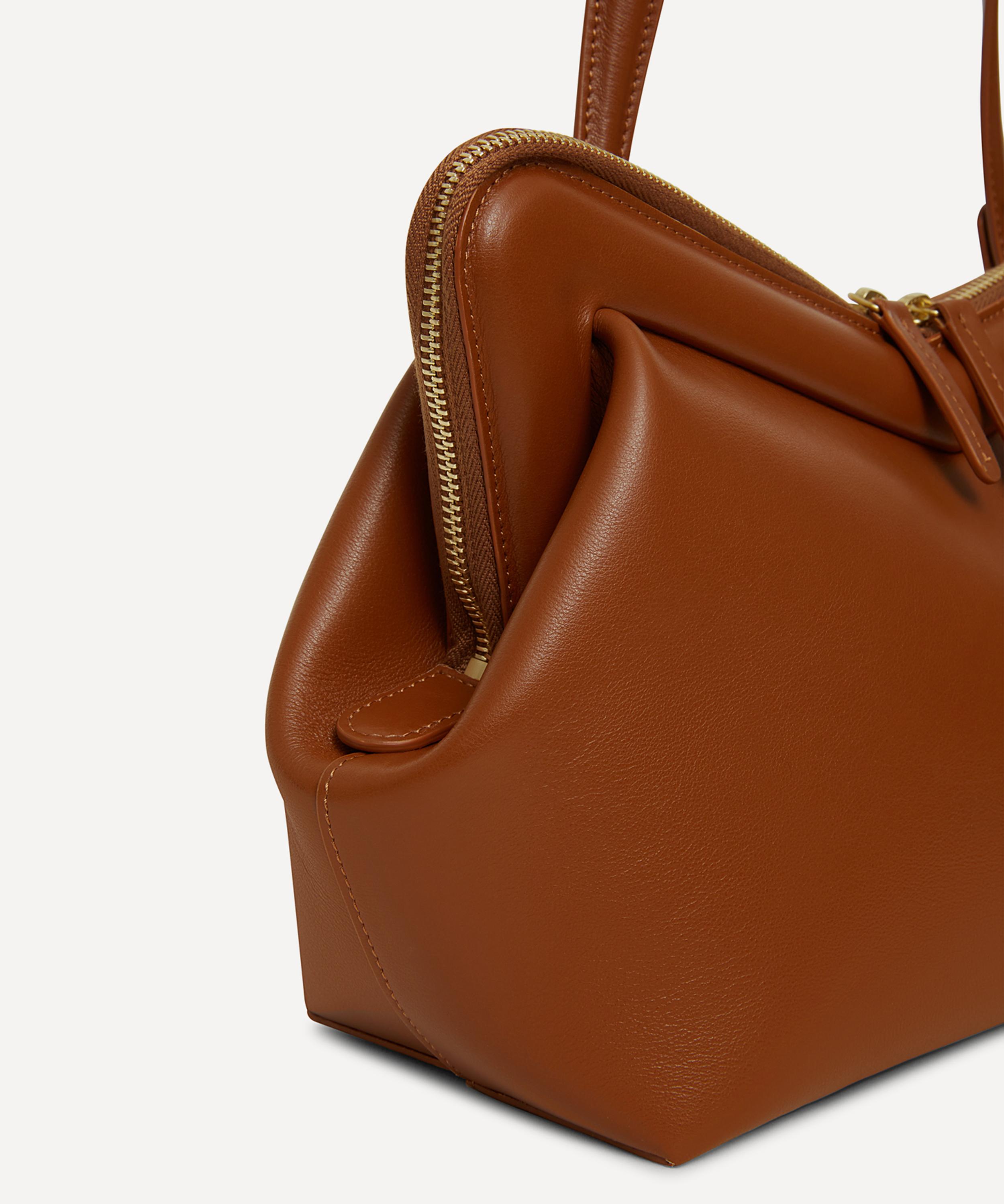 Mansur Gavriel - Leather M Frame Shoulder Bag image number 3