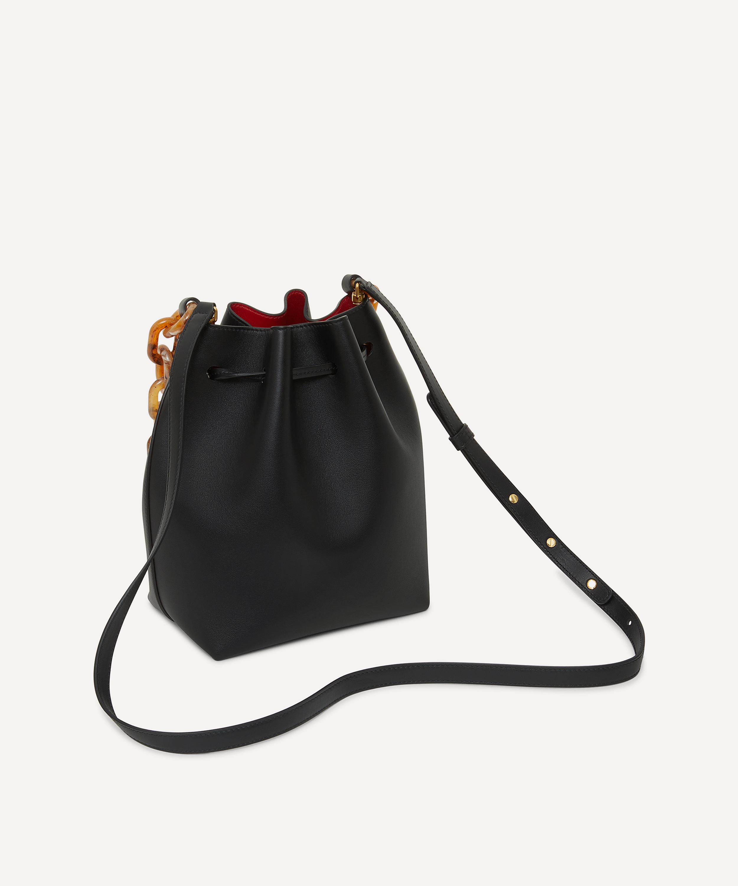 Mansur Gavriel TWIST MINI BUCKET BAG - Grass