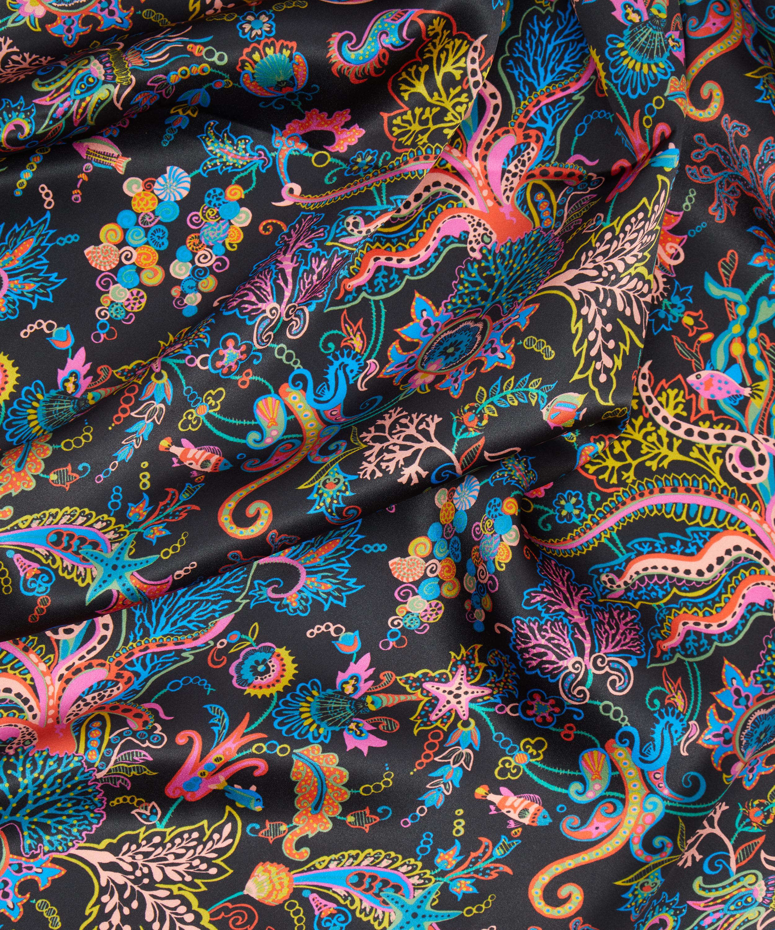 Liberty Fabrics - Ocean Deep Silk Satin image number 3
