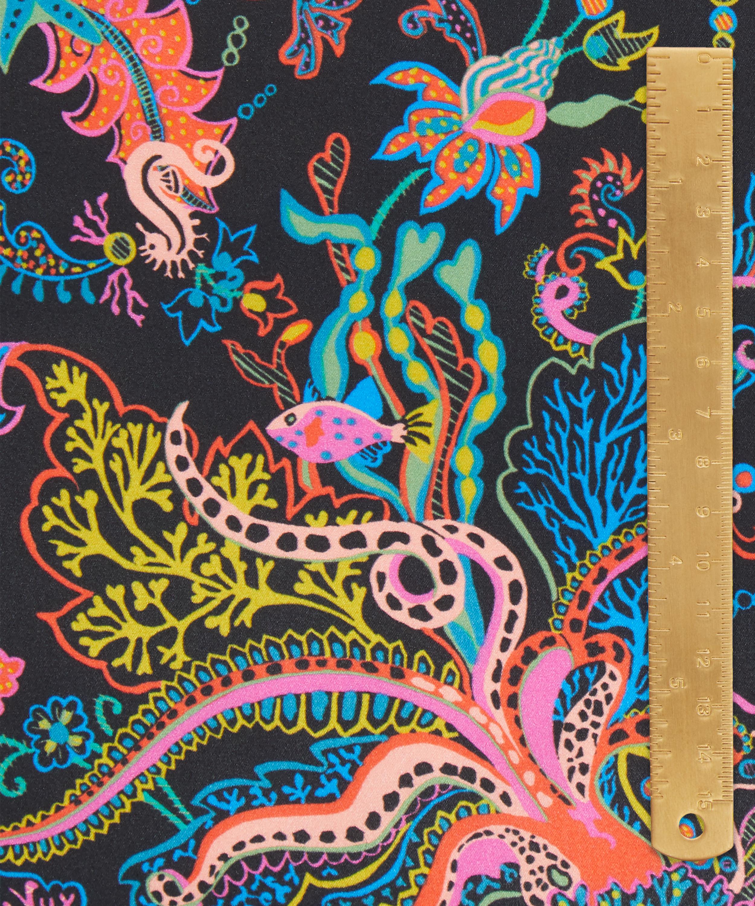 Liberty Fabrics - Ocean Deep Silk Satin image number 4