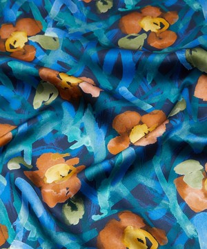 Liberty Fabrics - Wandering Meadow Silk Satin image number 3