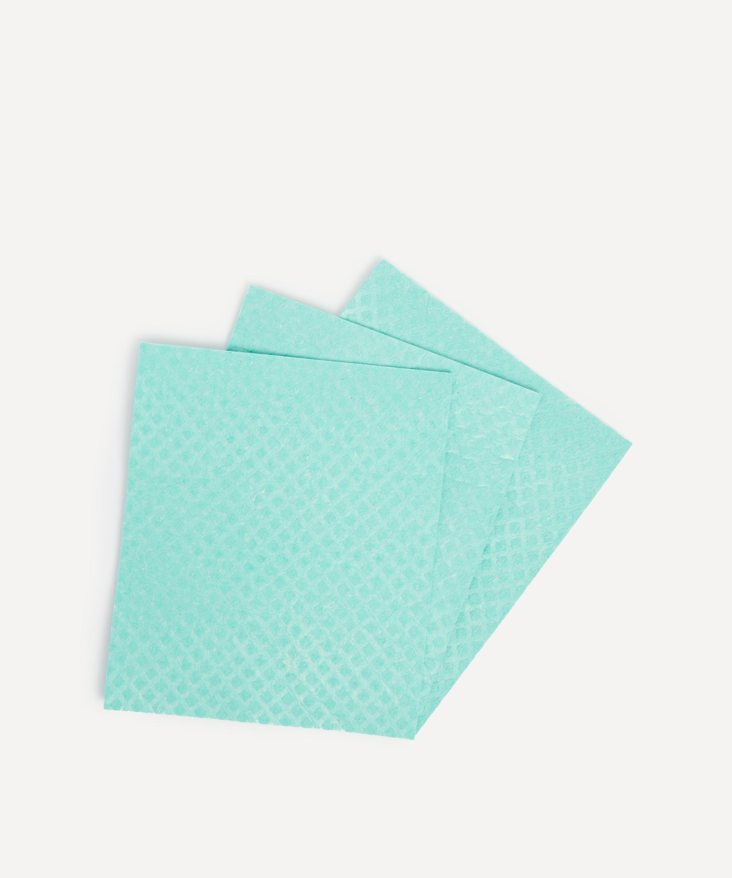 Hay Set of 3 Sponge Dish Cloths in Blue