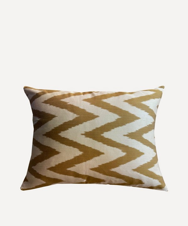 Les Ottomans - Silk Ikat Cushion image number null