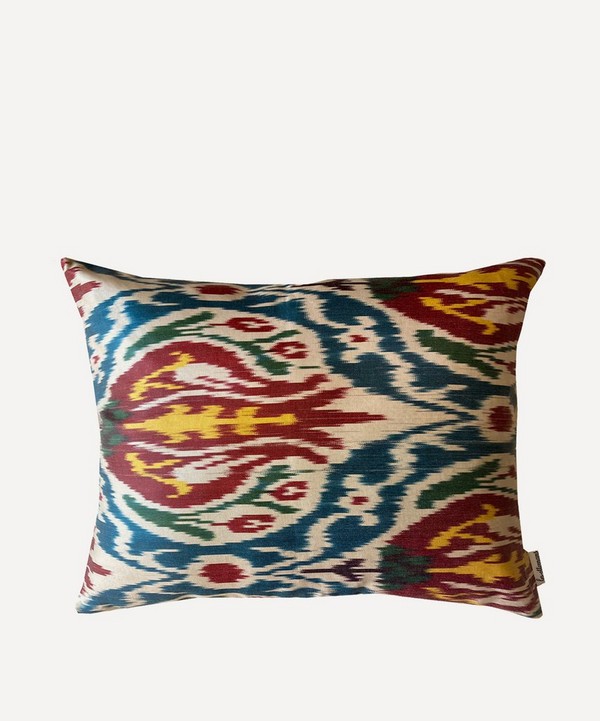 Les Ottomans - Silk Ikat Cushion image number null