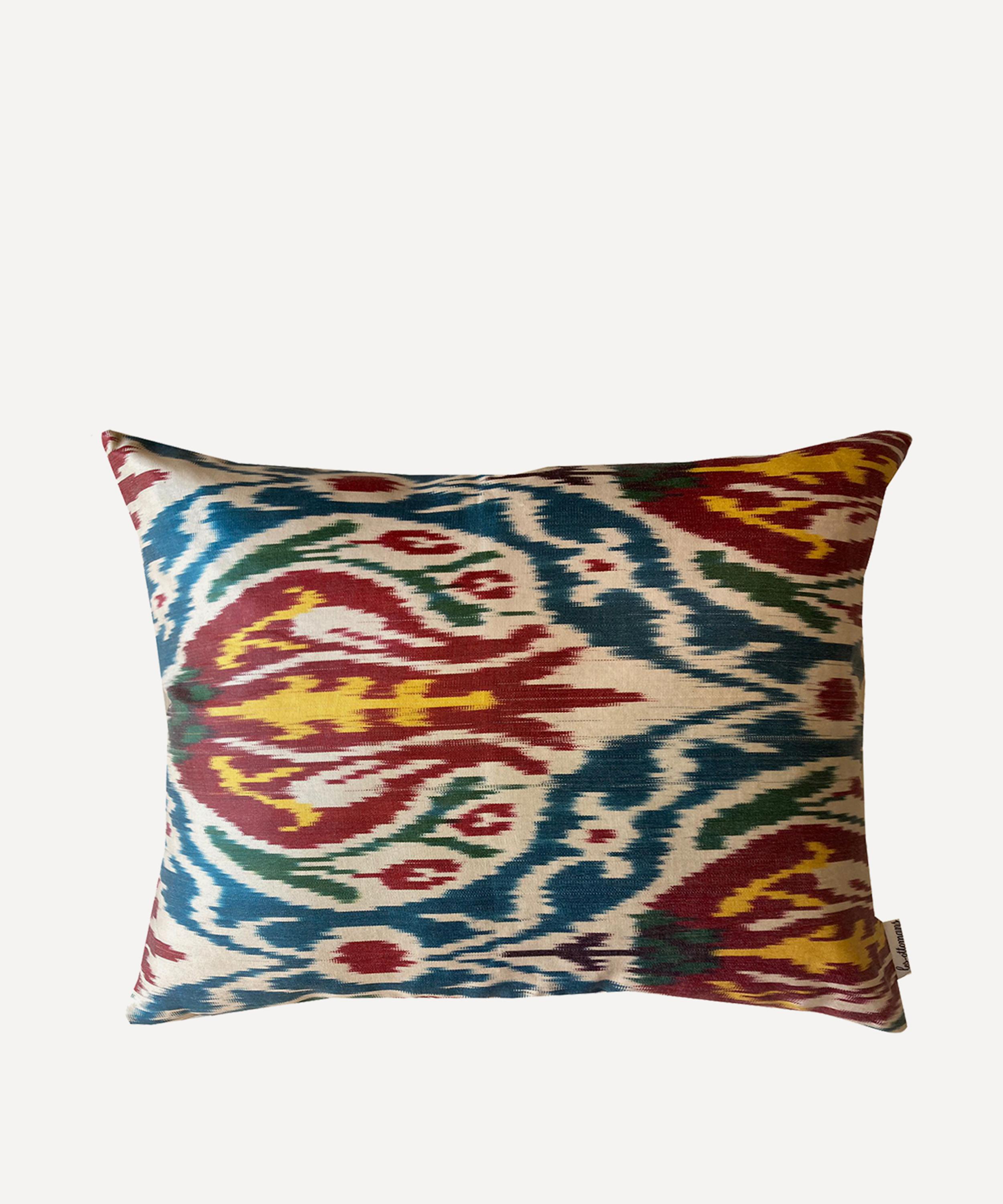Les Ottomans - Silk Ikat Cushion image number 0
