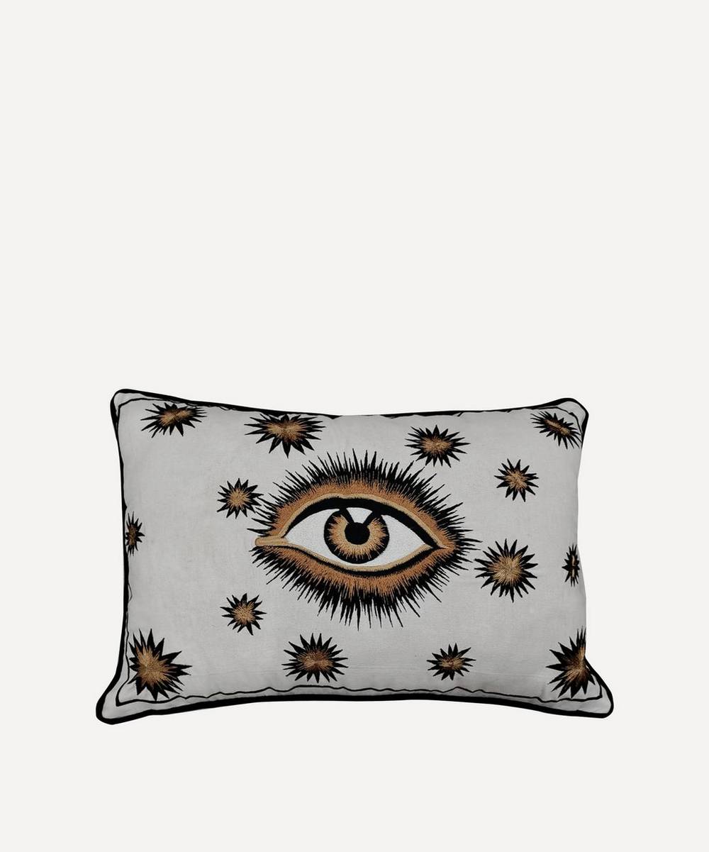 Les Ottomans - Cotton Hand-Embroidered Eye Cushion