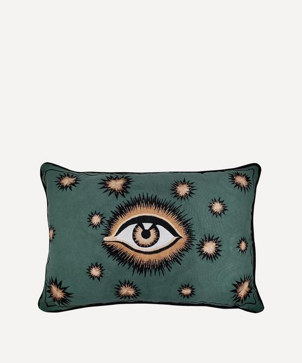 Les Ottomans - Cotton Hand-Embroidered Eye Cushion image number null