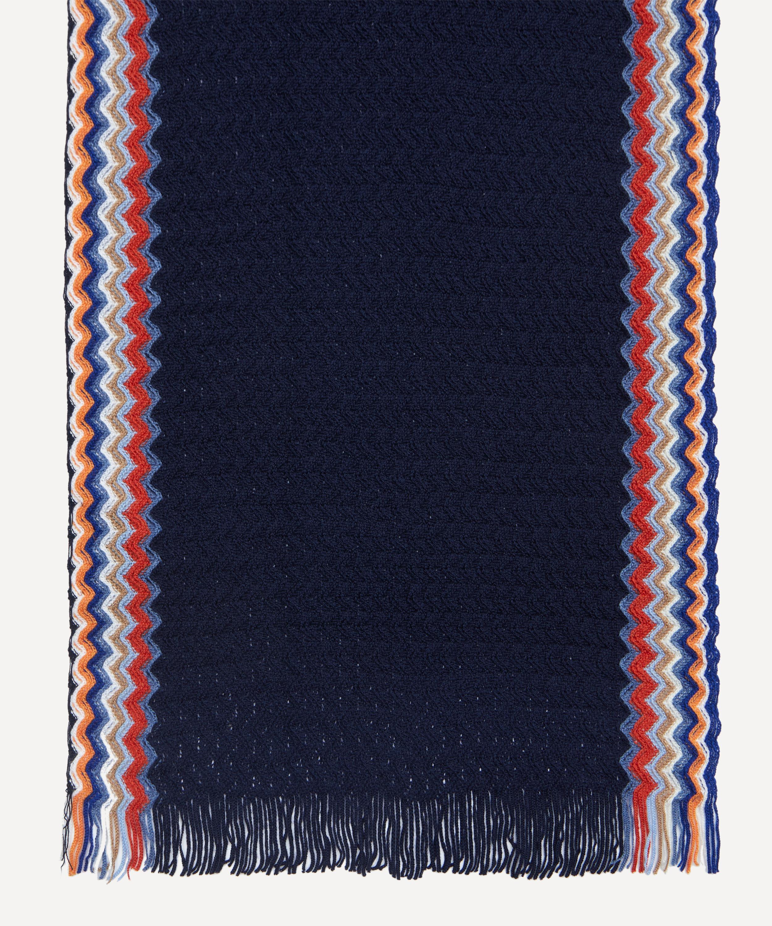 Missoni - Zig-Zag Trim Wool Scarf image number 2