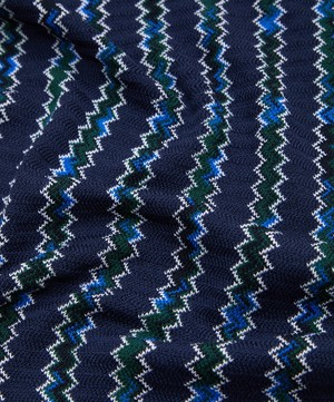 Missoni - Stripe Zig-Zag Wool Scarf image number 3