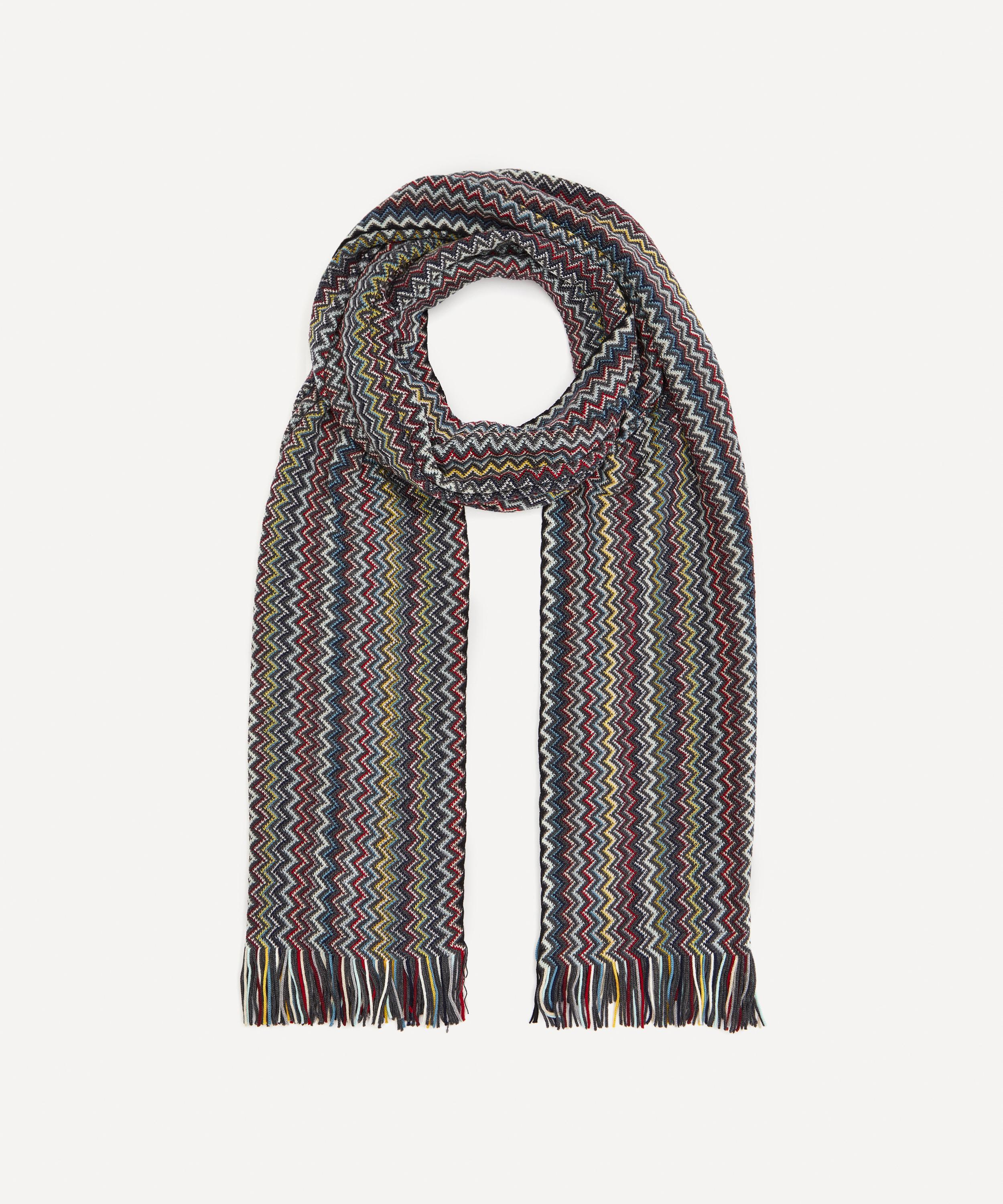Missoni - Micro Zig-Zag Wool Scarf image number 0
